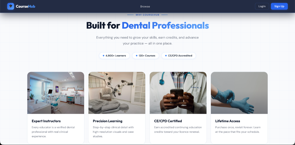 Instrumedent Course Platform