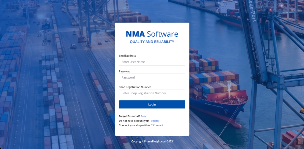 NMA Freight Platform